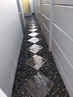 Greystones  &amp; Grey gabions stones