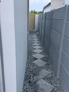 Greystones  &amp; Grey gabions stones