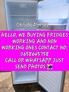 We buying fridges