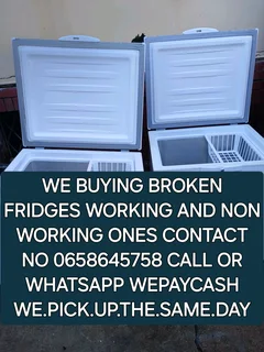 We buy fridges