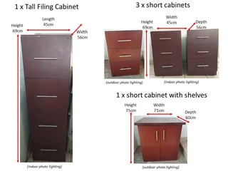 Furniture - Office Cabinets - 5-Piece Set for R8,000
