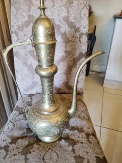 Huge brass decanter