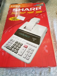 Electronic  Printing  Calculator  By Sharp.