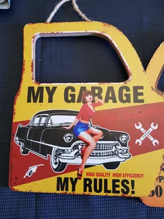 Garage signage  vintage  look.