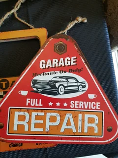 Garage signage  vintage  look.