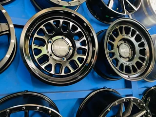 17”5x100 VW Rline Polo Rims with 7.5J ET35 marked at R8500 which includes Fitment balancing