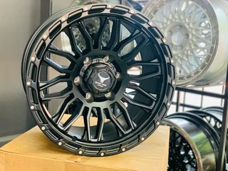 17”6x139 4x4 Bakkie wheels 9.0J ET-10 Black Toro marked at R11000#BT400