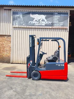 MAJOR PRICE CUTS!!! Nichiyu 1.5T Electric 3 Wheeler Forklift