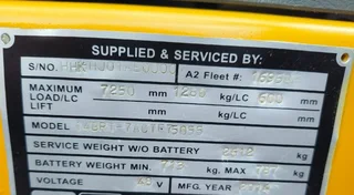 HUGE YEAR END SALE - Hyundai Reach Truck 7.3m Lift