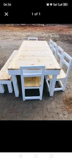 10 seater stunning dining table with chairs and bench available for cash on delivery