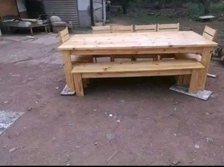 10 seater stunning dining table with chairs and bench available for cash on delivery