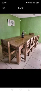 10 seater stunning dining table with chairs and bench available for cash on delivery