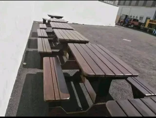 6 seater restaurant benches available for cash on delivery we charge extra delivery fee