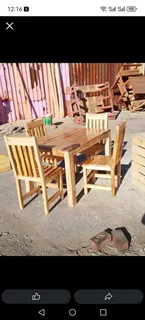 4 seater restaurant tables with 4 chairs available for cash on delivery we charge extra delivery fee