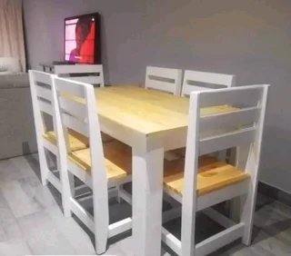 6 seater restaurant tables with 6 chairs available for cash on delivery we charge extra delivery fee