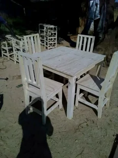 4 seater restaurant tables with 4 chairs available for cash on delivery