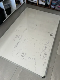 Whiteboard 180cm x 120cm