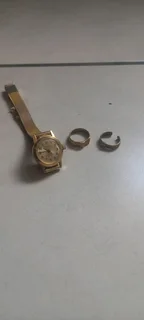 Ladies Citizen 17 Jewels Watch With Gold Ring &amp; Toe Ring