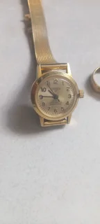 Ladies Citizen 17 Jewels Watch With Gold Ring &amp; Toe Ring