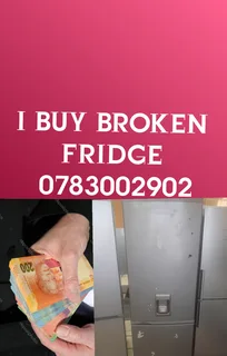 Sell me your broken fridge