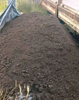 Compost and topsoil