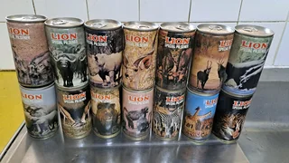 Lion Special Pilsener beer cans collectors set.