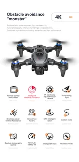 K812 Max Quadcopter Drone 4k Dual Camera