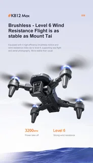 K812 Max Quadcopter Drone 4k Dual Camera