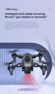 K812 Max Quadcopter Drone 4k Dual camera