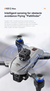 K812 Max Quadcopter Drone 4k Dual camera