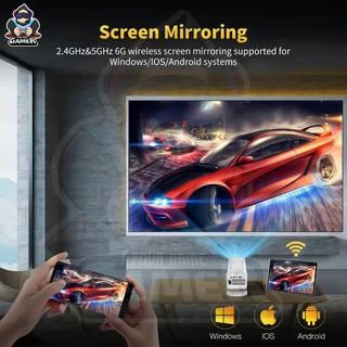 HCS350PRO Bluetooth Smart WiFi Portable Projector