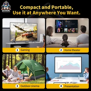 HCS350PRO Bluetooth Smart WiFi Portable Projector