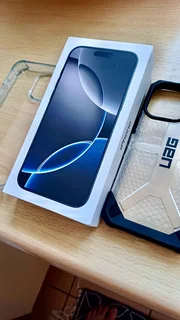 iPhone 16 pro max 256GB Titanium Black (As New)