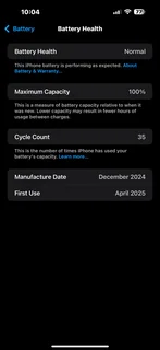 iPhone 16 pro max 256GB Titanium Black (As New)