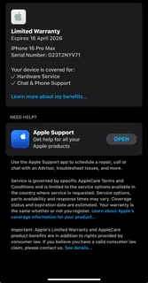 iPhone 16 pro max 256GB Titanium Black (As New)