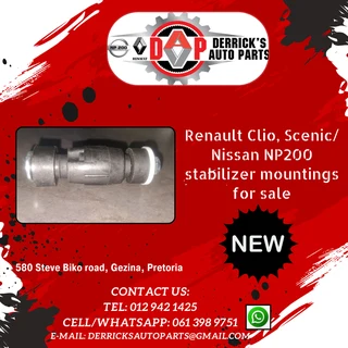 Renault Clio, Scenic/ Nissan NP200 NEW Stabilizer mountings for sale