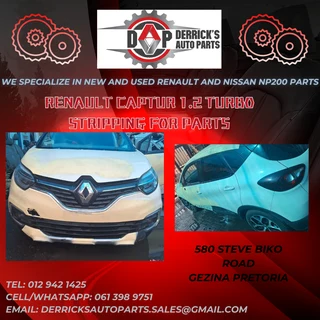 Renault Captur 1.2T Stripping for parts
