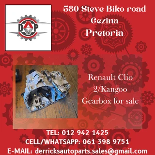 Renault Clio 2/ Kangoo Gearbox for sale