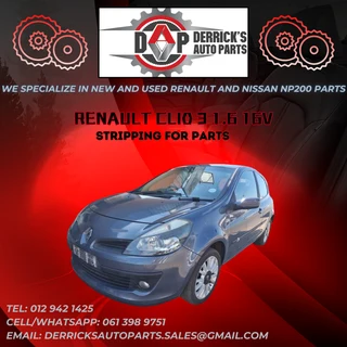 Renault Clio 3 1.6 16v Stripping for parts