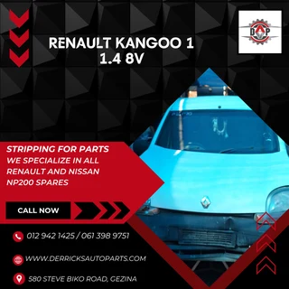 Renault Kangoo 1 1.4 8v Stripping for parts