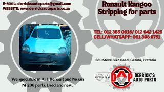 Renault Spares Kangoo Stripping for parts