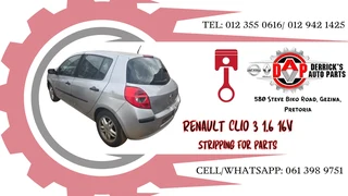 Renault spares Clio 3 1.6 16V Stripping for parts