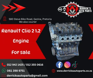Renault Clio 2 1.2 Engines for sale