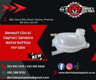 Renault Clio 4/ Captur/Sandero Water bottles for sale