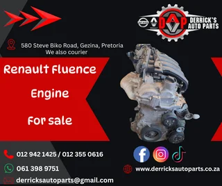 Renault Fluence Engine for sale
