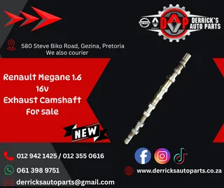 Renault Megane 2 1.6 16v Exhaust Camshafts for sale