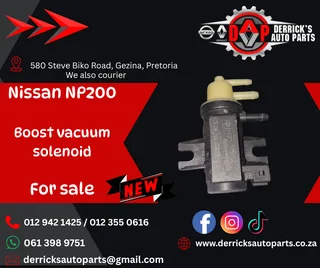 Nissan Spares NP200 Boost Vacuum Solenoids For sale