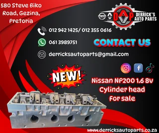 Nissan Spares NP200 1.6 8v Cylinder head for sale