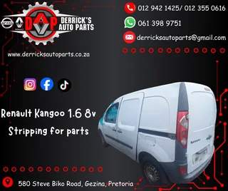 Renault Spares Kangoo 1.6 8v Stripping for parts