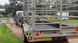 4 meter Cattle Trailer in LC Brown